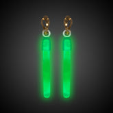 Green Glow Clip-On Earrings